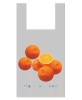 Пакет МАЙКА 28+14х55 (37) Артпласт "Апельсины" серый (50шт/уп)